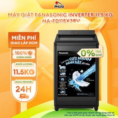 So sánh giá NA-FD115X3BV [GIAO LẮP MIỄN PHÍ HCM] Máy giặt Panasonic Inverter 11.5 Kg - CHÍNH HÃNG, BH 2 NĂM rẻ nhất?