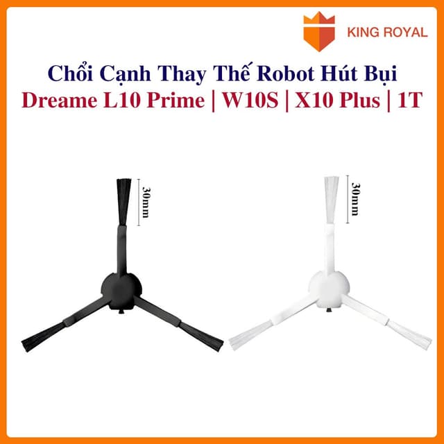 Phụ kiện robot hút bụi lau nhà Dreame L10 Prime, W10S, X10 Plus, 1T  Chổi cạnh, Chổi quét, Chổi ven, Chổi góc - Ảnh 12