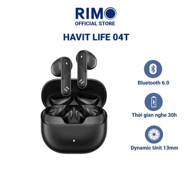 So sánh giá Tai nghe True Wireless Havit LIFE 04T Mic CaII ENC, Driver 13mm, Bluetooth 6.0 rẻ nhất?