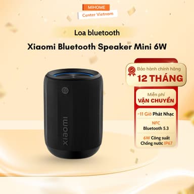 So sánh giá Loa Xiaomi Bluetooth Speaker Mini 6W - Phát Nhạc 11 Giờ IP67 - Bảo Hành 12 Tháng rẻ nhất?