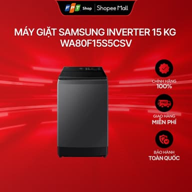 So sánh giá [Chỉ GH tận nơi] Máy giặt Samsung Inverter 15 kg WA80F15S5CSV rẻ nhất?