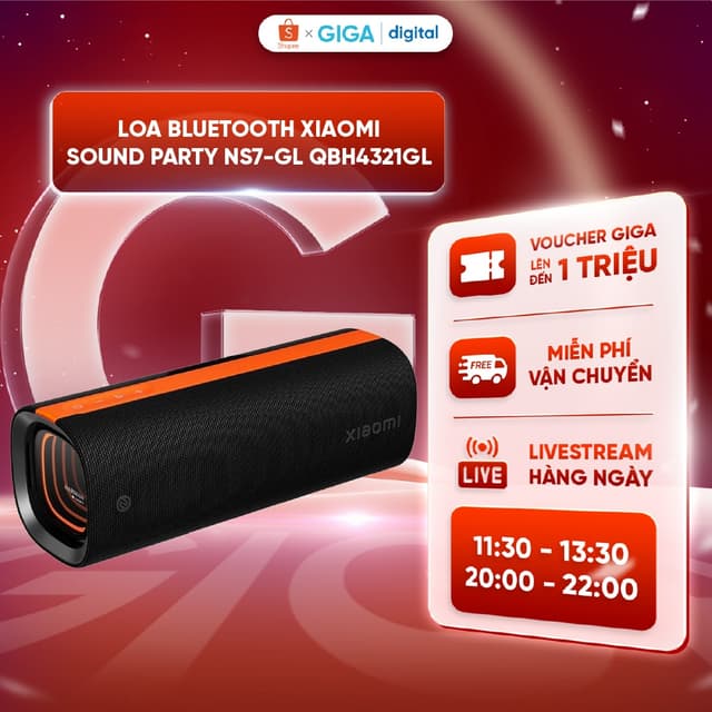 Loa bluetooth Xiaomi Sound Party NS7-GL QBH4321GL - Chất âm mạnh mẽ tới 50W - Loa tweeter 15W và woofer 35W - Ảnh 11
