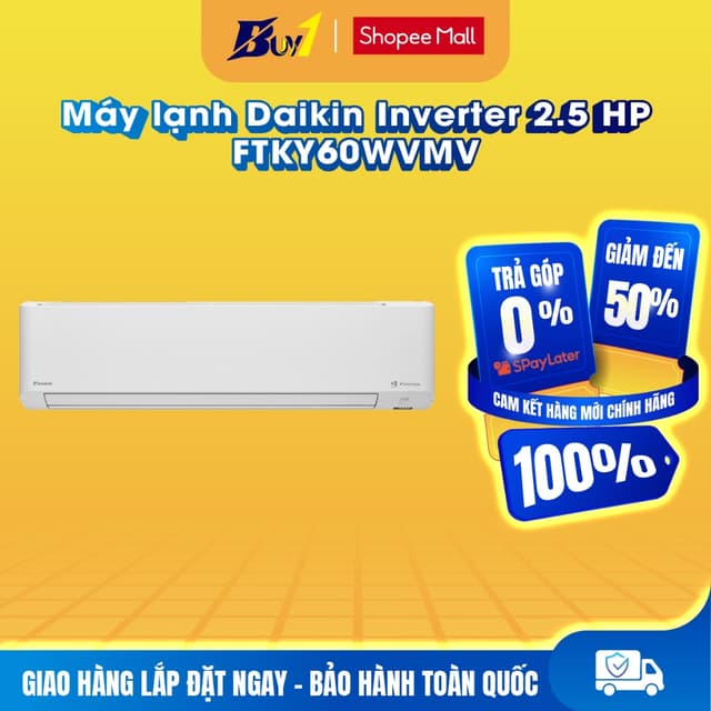FTKZ25VVMV - Máy lạnh Daikin Inverter 1 HP FTKZ25VVMV - Hàng chính hãng - Ảnh 2