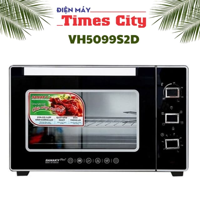 Lò nướng Sanaky 50 lít VH5099S2D - Ảnh 3