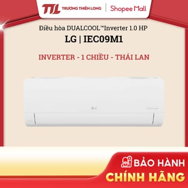 So sánh giá IEC09M1 - Máy Lạnh LG Inverter 1 HP IEC09M1 [FREESHIP HCM] rẻ nhất?