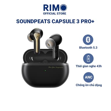So sánh giá Tai nghe True Wireless SoundPEATS Capsule 3 Pro+ ANC, loa kép xMEMS, LDAC, Hi-Res, Bluetooth 5.3 rẻ nhất?