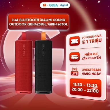 So sánh giá Loa Bluetooth Xiaomi Sound Outdoor QBH4261GL/QBH4263GL - Âm thanh sống động 30W mạnh mẽ - Bluetooth 5.4 - Pin 2600mAh rẻ nhất?