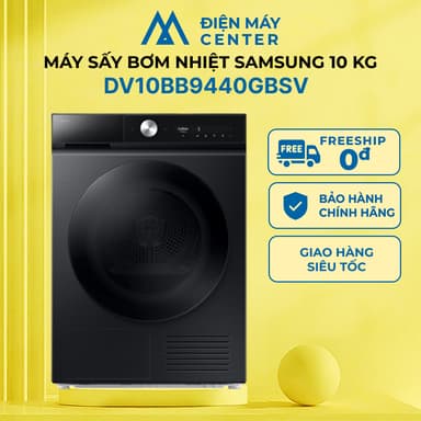 So sánh giá Máy sấy bơm nhiệt Samsung 10 Kg DV10BB9440GBSV - Cảm Biến AI Dry - Chính hãng bảo hành 24 tháng rẻ nhất?