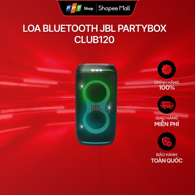 [Chỉ GH tận nơi] Loa Bluetooth JBL PARTYBOX CLUB120 - Ảnh 9