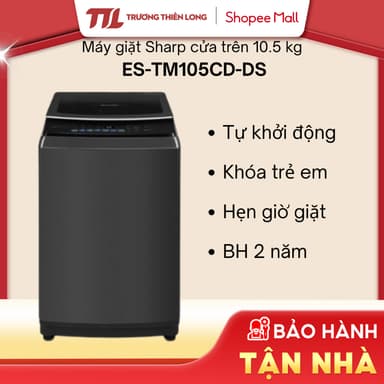 So sánh giá ES-TM105CD-DS / ES-TM110CD-DS - Máy Giặt Sharp Inverter 10.5 Kg / 11 Kg [TOÀN QUỐC] rẻ nhất?