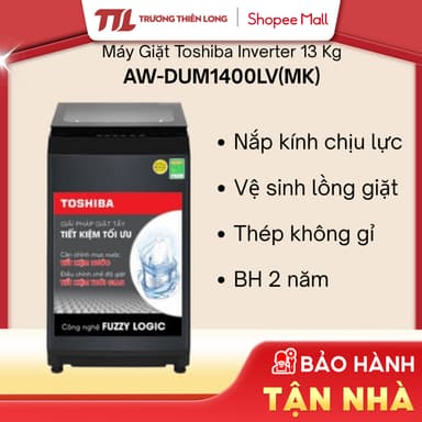 So sánh giá [Shopee - Lắp đặt 0Đ HN HCM] AW-DUM1400LV(MK) / AW-DUM1600LV(SG) - Máy Giặt Toshiba Inverter 13 Kg /15 Kg rẻ nhất?