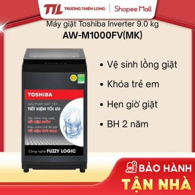 So sánh giá AW-M1000FV(MK) - Máy Giặt Toshiba 9 Kg AW-M1000FV(MK) [FREESHIP HCM] rẻ nhất?