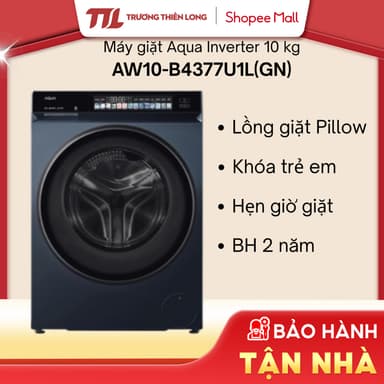 So sánh giá AW10-B4377U1L(GN) - Máy Giặt Cửa Trước Inverter 10 Kg AW10-B4377U1L(GN) rẻ nhất?