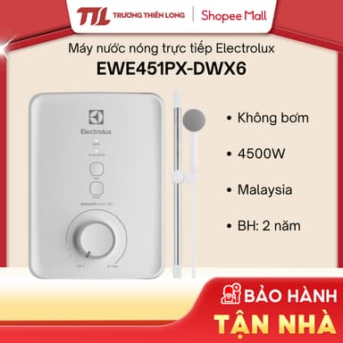 So sánh giá EWE451PX-DWX6 - Máy Nước Nóng Trực Tiếp Electrolux 4500W EWE451PX-DWX6 [TOÀN QUỐC] rẻ nhất?