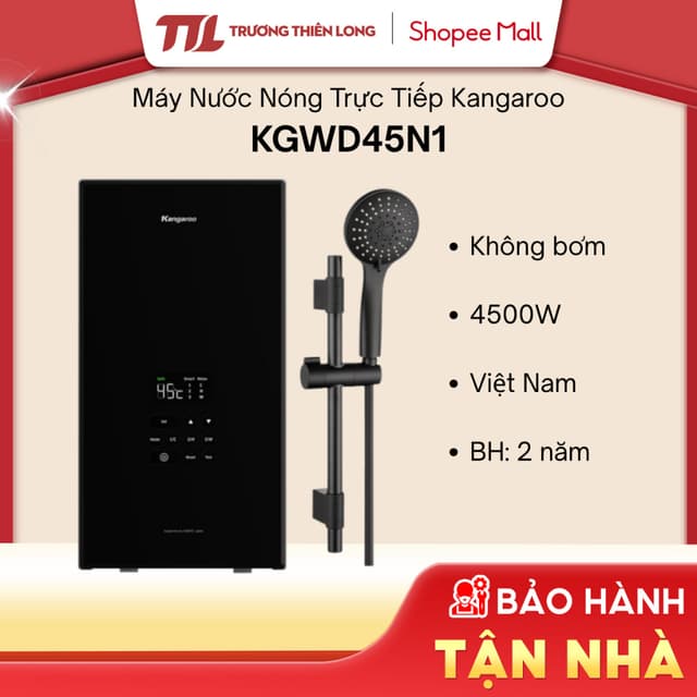 Máy Nước Nóng Trực Tiếp Kangaroo 4500W KGWD45N1 / KGWD45N2 (Không Bơm) || KGWD45P1 / KGWD45P2 (Có Bơm) [FREESHIP HCM] - Ảnh 8