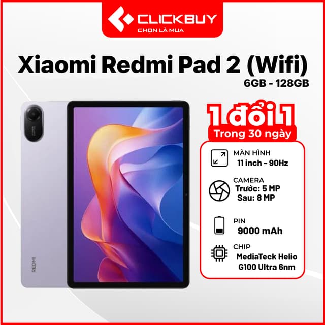 Xiaomi Redmi Pad 2 Wifi 6GB 128GB chính hãng - Ảnh 7