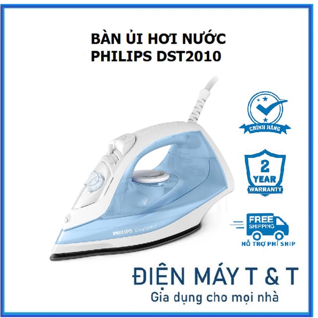 Bàn là, bàn ủi hơi nước Philips DST2010/20 - Công suất 2000W - Hàng chính hãng bảo hành 24 tháng - Ảnh 9