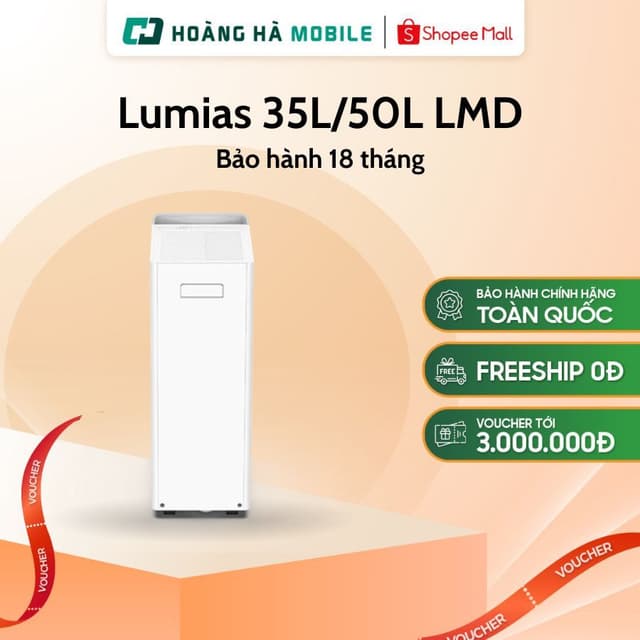 Máy hút ẩm thông minh chính hãng Lumias 35L/50L LMD bảo hành 12 tháng - Ảnh 6