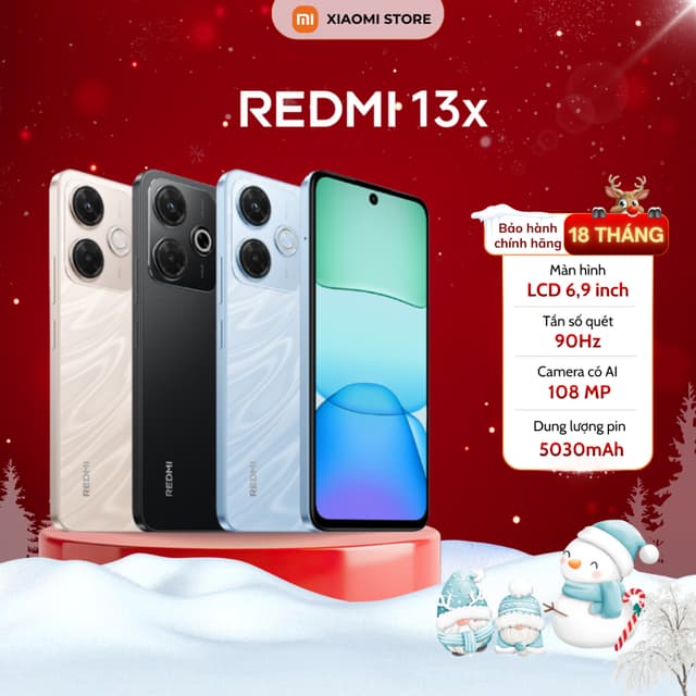 Điện thoại Xiaomi Redmi 13X 6/128GB - 8GB/128GB - Hàng chính hãng - Bảo hành 18 tháng - Ảnh 8