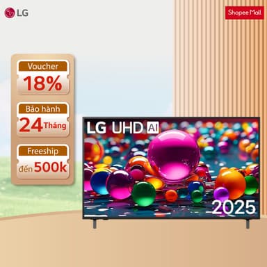 So sánh giá Smart TV LG AI 4K 2025 UHD 65 Inch 65UA8450PSA rẻ nhất?