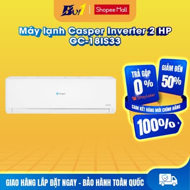 So sánh giá GC-18IS33 - Máy lạnh Casper Inverter 2 HP GC-18IS33 - Hàng chính hãng rẻ nhất?