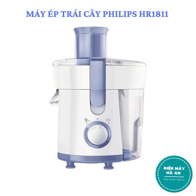 Máy ép trái cây Philips HR1811 - Hàng chính hãng - Bảo hành 24 tháng - Ảnh 2