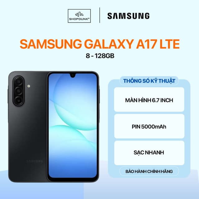 Điện Thoại Samsung Galaxy A17 LTE 8GB/128GB Chính Hãng - Ảnh 4