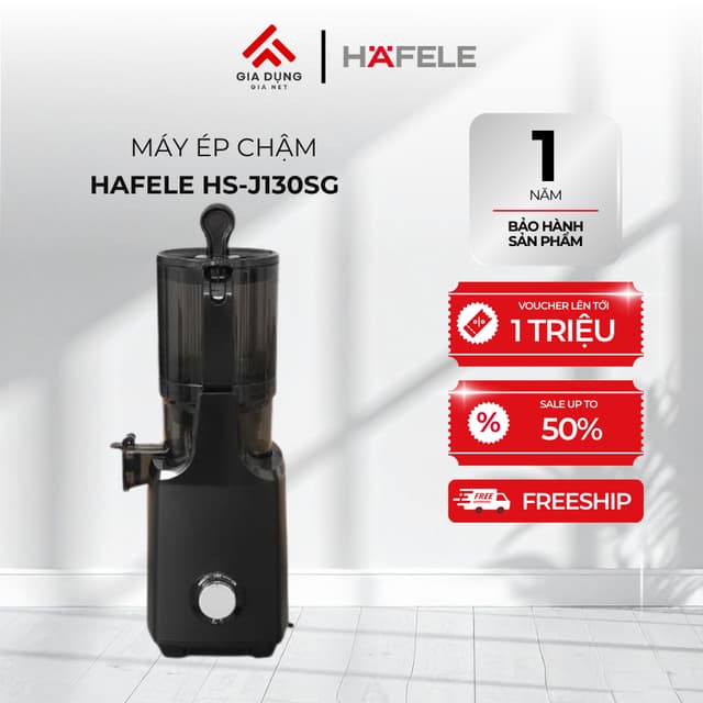 Máy Ép Chậm Hafele HS-J130SG (535.43.396) - Công suất 250W - 1 cối ép - Dung tích 1.0L - Bảo hành 12 tháng - Ảnh 4