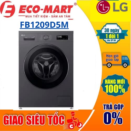 Máy giặt LG FB1209D5M Inverter giặt 9 kg - sấy 5 kg - Ảnh 2