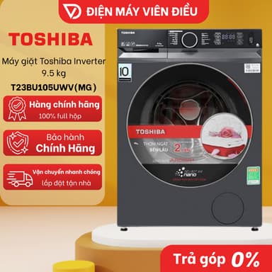 So sánh giá [FREESHIP NGHỆ AN] TW-T23BU105UWV(MG) - Máy giặt Toshiba Inverter 9.5 kg TW-T23BU105UWV(MG) rẻ nhất?