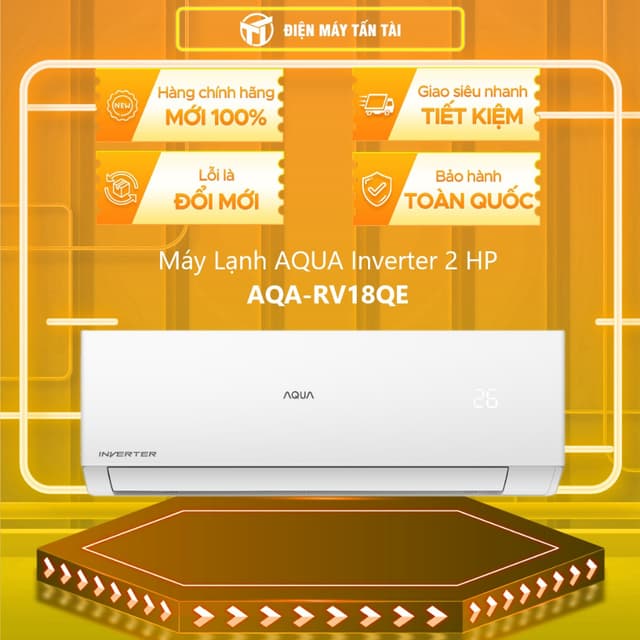 [ GIAO HCM ] - AQA-RV18QE - Máy lạnh AQUA Inverter 2 HP AQA-RV18QE - Ảnh 6