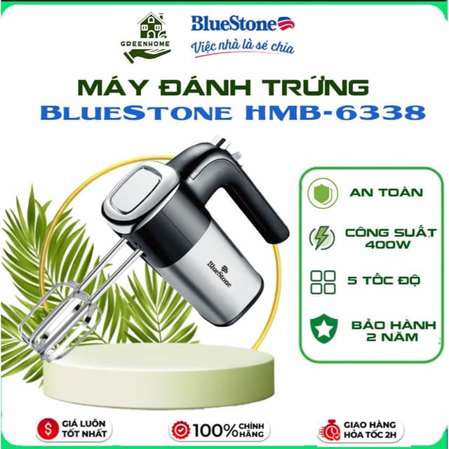 Máy Đánh Trứng Bluestone HMB-6338, Công Suất 400W,5 Tốc Độ, Bảo hành chính hãng 24 Tháng - Ảnh 12