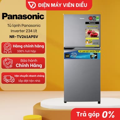 So sánh giá [FREESHIP NGHỆ AN] NR-TV261APSV - Tủ lạnh Panasonic Inverter 234 lít NR-TV261APSV - Tiết kiệm điện rẻ nhất?