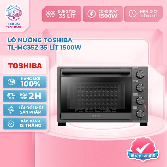 Lò Nướng Toshiba TL-MC35Z - Dung Tích 35 Lít - Công Suất 1500W - Chính Hãng - Ảnh 5