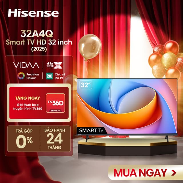 Smart Tivi Hisense 32 inch 32A4Q, Giao hàng toàn quốc, Bảo hành 2 năm - Ảnh 7