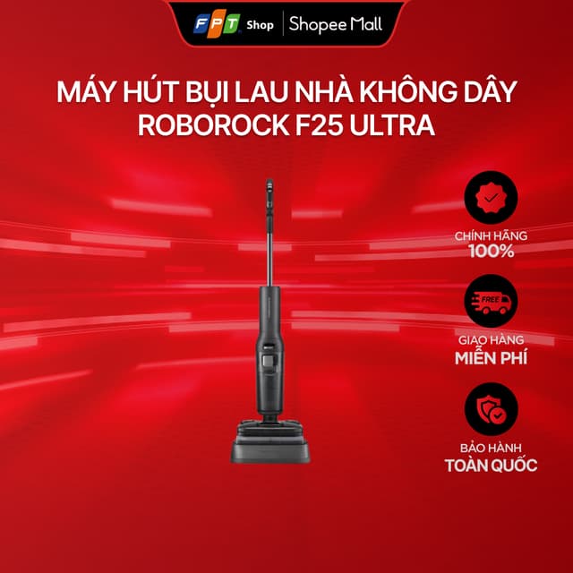 [Chỉ GH tận nơi] Máy hút bụi lau nhà không dây Roborock F25 Ultra - Ảnh 9