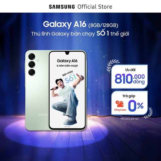 Điện Thoại Samsung Galaxy A16 LTE 4GB/128GB - Ảnh 7