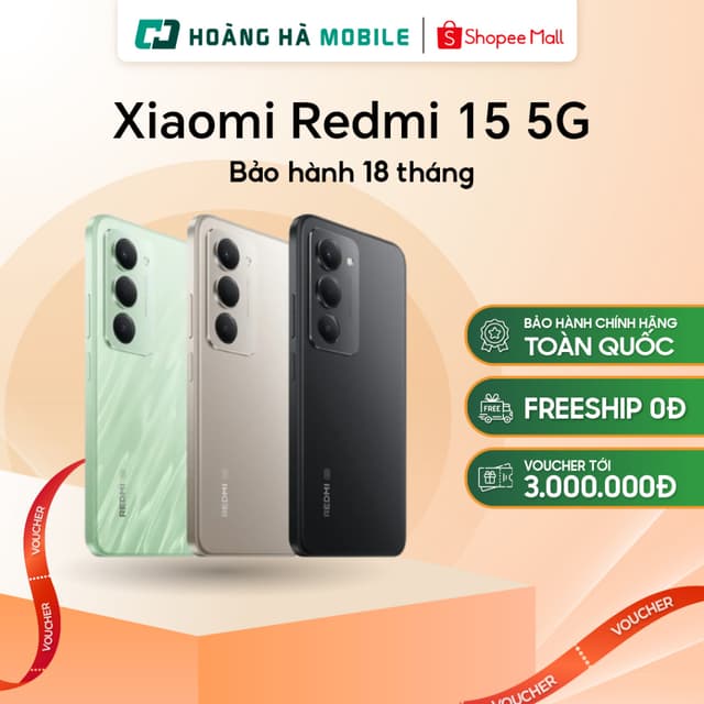 Điện thoại Xiaomi Redmi 15 5G 8GB/256GB - Chính hãng - Ảnh 2