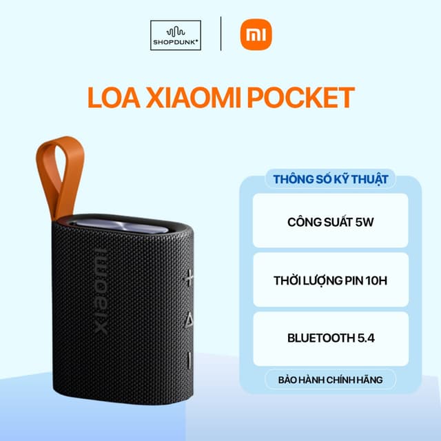 Loa Bluetooth Xiaomi Sound Pocket Chính Hãng - Ảnh 5