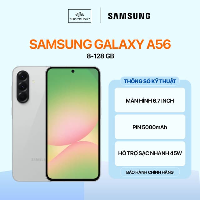 Điện Thoại Samsung Galaxy A56 5G 8GB/128GB Chính Hãng - Ảnh 7