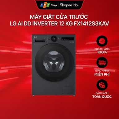 So sánh giá [Chỉ GH tận nơi] Máy giặt cửa trước LG AI DD Inverter 12 kg FX1412S3KAV rẻ nhất?