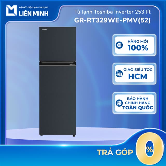 GR-RT329WE-PMV(52) - Tủ Lạnh Toshiba Inverter 253 Lít  - Bảo Hành Chính Hãng [SHIP 0Đ HCM] - Ảnh 12