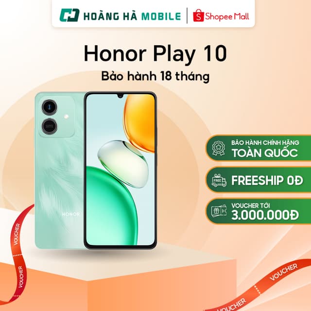 Điện thoại thông minh Honor Play 10 (3GB+64GB)/(4GB+128GB) - Chính hãng (Nguyên Seal Chưa Active) - Ảnh 10