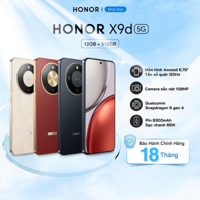 Điện Thoại Honor X9d 5G 12GB/512GB - Pin 8300mAh - Bảo Hành 18 Tháng - Ảnh 10