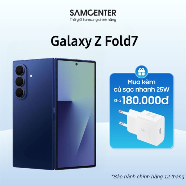 Samsung Galaxy Z Fold7 5G, 12GB/256GB Chính hãng - Ảnh 1