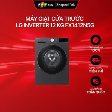 So sánh giá Chỉ GH tận nơi] Máy giặt cửa trước LG AI DD Inverter 12 kg FX1412N5G rẻ nhất?