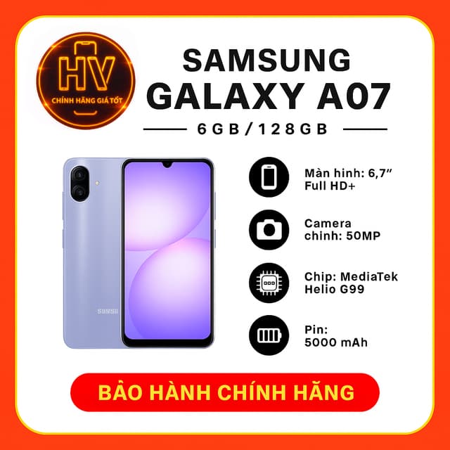 Điện thoại Samsung Galaxy A07 6GB/128GB - Hàng Chính Hãng - Ảnh 8
