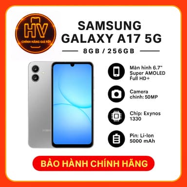 So sánh giá Điện thoại Samsung Galaxy A17 5G 8GB/256GB - Hàng Chính Hãng rẻ nhất?