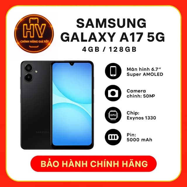 Điện thoại Samsung Galaxy A17 5G 4GB/128GB - Hàng Chính Hãng - Ảnh 5
