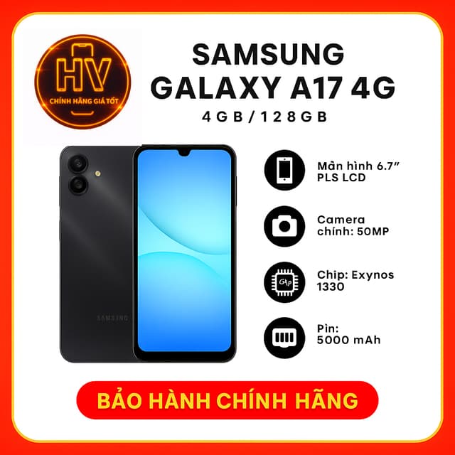 Điện thoại Samsung Galaxy A17 4G 4GB/128GB - Hàng Chính Hãng - Ảnh 5